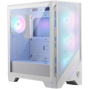Chassis MAG FORGE 320R AIRFLOW WHITE, ATX, Mid Tower, 4x Pre-installed ARGB Fan, 472.5 x 210 x 498 mm, White