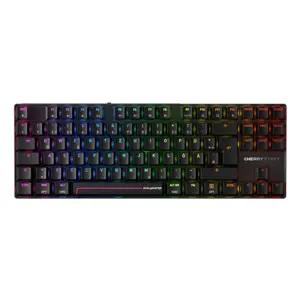 CHERRY MX 8.2 Pro TMR Wireless keyboard Gaming USB + RF Wireless + Bluetooth QWERTZ German Black