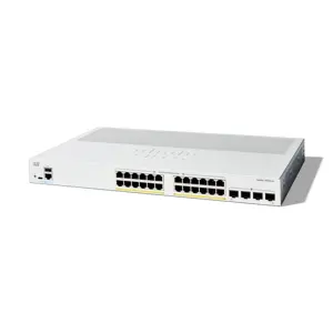 Cisco Catalyst 1300-24P-4G Managed Switch, 24 Port GE, PoE, 4x1GE SFP, Limited Lifetime Protection (C1300-24P-4G)