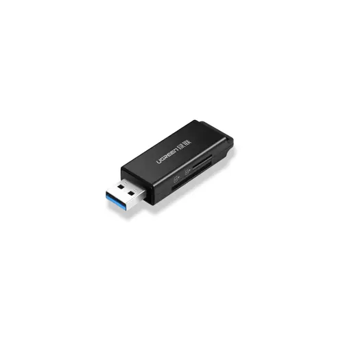 Čitač memorijskih kartica UGREEN, USB 3.0, TF/mciroSD/SD kartice, crni
