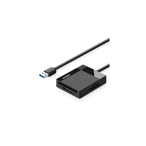 Čitač memorijskih kartica UGREEN, USB 3.0, TF/SD/CF/MS kartice, 50cm, crni
