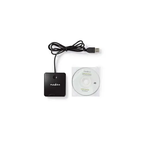 Čitač osobnih iskaznica za e-Građani NEDIS CRDRU2SM1BK, USB 2.0