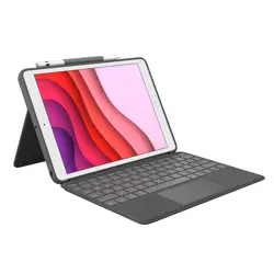 COMBO TOUCH F/ IPAD 7TH AND 8TH/GENERATION GRAPHITE - CH CENTRAL