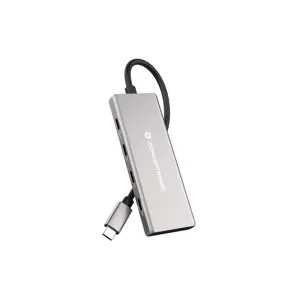 CONCEPTRONIC  7-1 Dock USB-C->3xUSB-C/3xUSB-A/+      25cm gr