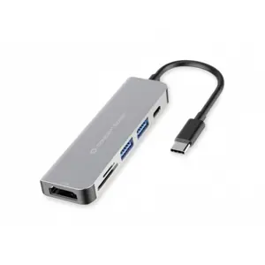 Conceptronic DONN02G laptop dock/port replicator USB 3.2 Gen 1 (3.1 Gen 1) Type-C Aluminium