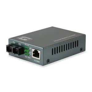 Converter RJ45->SC 100Mbps SM 1550nm 120km