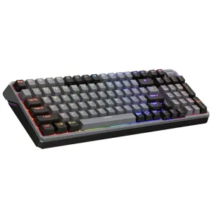 Cooler Master Peripherals MK770 keyboard Universal USB + RF Wireless + Bluetooth QWERTY Czech Dark Grey, Grey