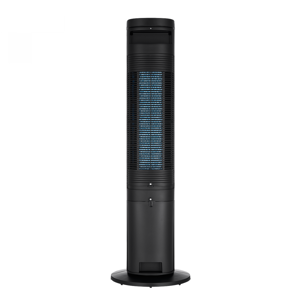 Cooling tower fan, 45W, Ion purifying, 2 ice-box, 4l water tank,  3 wind modes: Normal/Sleep/Eco, 3 speeds,  Air flow 300m3/h, 7h timer, Auto swing blades 60, Remote control, Power off memory, black c