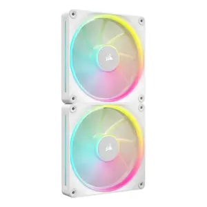 Corsair CO-9051032-WW computer cooling system Computer case Fan 14 cm White 2 pc(s)