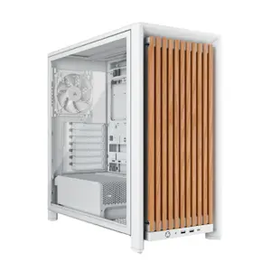 CORSAIR Geh Midi FRAME 4000D RS Wood Mid-Tower, White/Oak