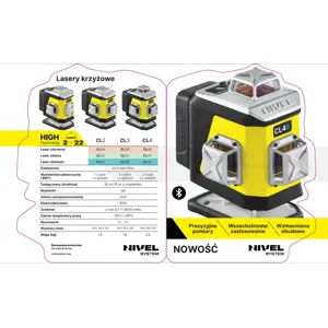 Cross laser Nivel System CL4R