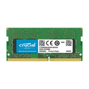 Crucial 4GB DDR4-2400 SODIMM PC4-19200 CL17, 1.2V