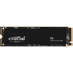 SSD Disk CRUCIAL P3 M.2 500 GB PCI Express 3.0 NVMe 3D NAND (PCI Express 3.0, NVMe, 3D NAND, 500GB)