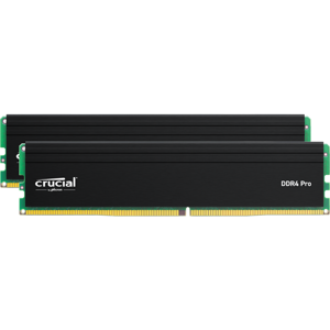 Crucial Pro 64GB Kit (2x32GB) DDR4-3200 DIMM PC4-25600 CL22, 1.2V