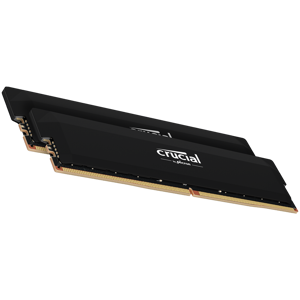 Crucial Pro OC 64GB (2X32GB) DDR5-6400 UDIMM CL40 Black
