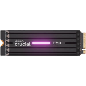 Crucial T710 2TB PCIe Gen5 NVMe 2280 M.2 SSD s hlajenjem