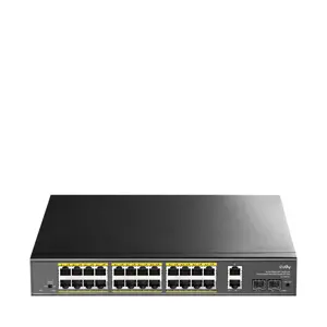 Cudy GS1026PS2 network switch Unmanaged Gigabit Ethernet (10/100/1000) Power over Ethernet (PoE) Black