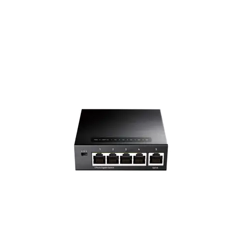 Mrežni prekidač CUDY GS105 (Gigabit Ethernet 10/100/1000, crna)