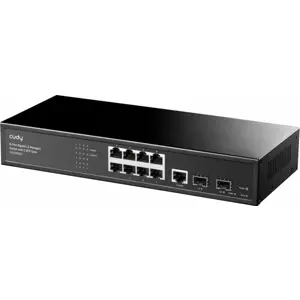 Cudy GS2008S2 network switch Managed L2 Gigabit Ethernet (10/100/1000) 1U Black