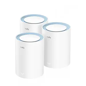 Cudy M1200 3-PACK mesh wi-fi system Dual-band (2.4 GHz / 5 GHz) Wi-Fi 5 (802.11ac) White 1 Internal