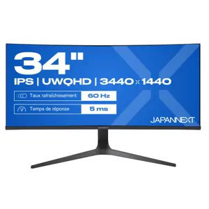 Curved Monitor JAPANNEXT 34-inch
