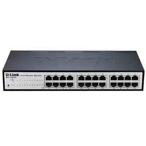 D-Link DGS-1100-24V2 Managed L2 Gigabit Ethernet (10/100/1000) 1U Black, Grey
