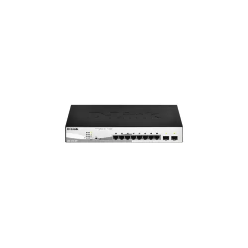 D-Link | DGS-1210 Series Smart Managed Gigabit Switches | DGS-1210-08P | Managed L2 | Desktop/Rackmountable | 10/100 Mbps (RJ-45) ports quantity | 1 Gbps (RJ-45) ports quantity | SFP ports quantity | 