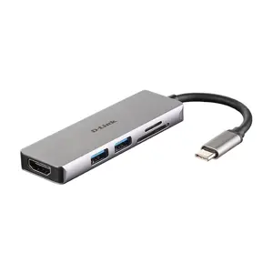 D-Link DUB-M530 laptop dock/port replicator Wired USB 3.2 Gen 1 (3.1 Gen 1) Type-C Aluminium