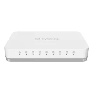 D-Link GO-SW-8G/E network switch Unmanaged Gigabit Ethernet (10/100/1000) White
