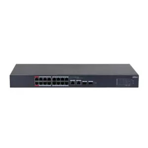 Dahua Technology DH-CS4218-16ET-135 network switch Managed L2 Gigabit Ethernet (10/100/1000) Power over Ethernet (PoE) Black