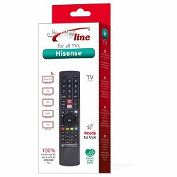 Daljinski upravljač JOLLYLINE, univerzalni za HISENSE TV