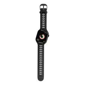 Decoded Ares O Watch Band Black Silicone