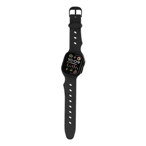 Decoded Silicone Ares Splice Band - silikonowy pasek do Apple Watch 40/42 mm (black)