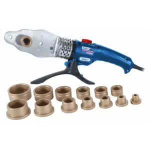 Dedra pipe welder for PVC 1500W with accessories and case