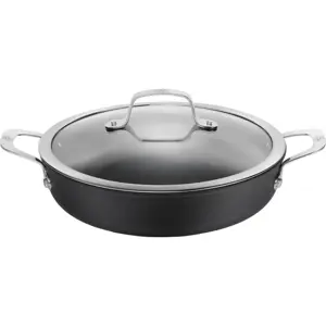 Deep induction frying pan with 2 handles Ballarini Alba - 28 cm