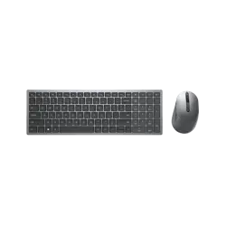 Tipkovnica DELL KM7120W (siva, titanijska, RF bežična + Bluetooth, QWERTY US International)