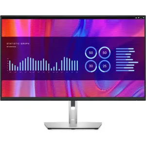 DELL P Series P3223DE 80 cm (31.5") 2560 x 1440 px Quad HD LCD Monitor Black,Silver