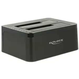 DeLOCK 62661 storage drive docking station USB 3.2 Gen 1 (3.1 Gen 1) Type-B Black