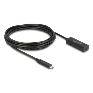 DeLOCK 80028 USB cable USB 3.2 Gen 2 (3.1 Gen 2) 5 m USB C Black