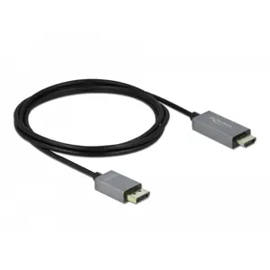 DeLOCK Active DisplayPort 1.4 to HDMI Cable 4K 60 Hz (HDR) 2 m