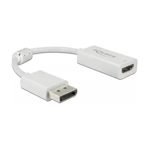 DELOCK DisplayPort 1.4 na HDMI 2.0 adapter 4K 60Hz (HDR, pasivni, bijeli)