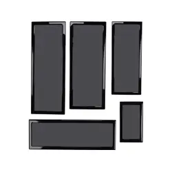Filter za prašinu, Demciflex Dust Filter Set for Lian Li O11 Dynamic, (crna)