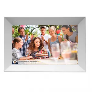 Denver PFF-1063WHITE digital photo frame White 25.6 cm (10.1") Touchscreen Wi-Fi