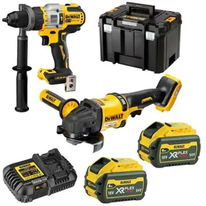 DEWALT. 18V DCK2016T2T COMBO KIT (DCD999 + DCG418) 2x6.0Ah