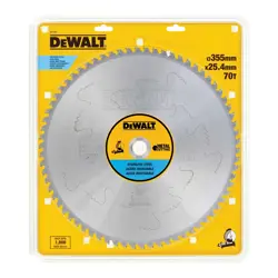 DeWalt Accessories 355x25.4 70T Sless Steel Stationary