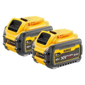 DeWalt battery FlexVolt 18/54V 6.0/2.0Ah set of 2 pcs