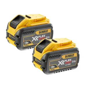 DEWALT FLEXVOLT BATTERY PACK 18/54V 9.0/3.0Ah DCB547 SET 2pcs
