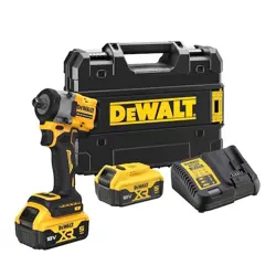 DEWALT. KLUCZ UDAROWY 1/2" 18V 406Nm 2x5,0Ah TSTAK ZAPADKA DCF922P2T
