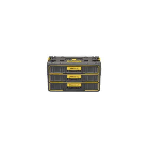 Sustav za skladištenje s 3 ladice DeWALT Tough System 2.0 (boja: crna)