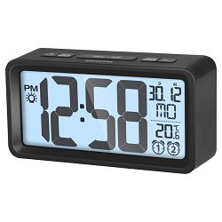 Digitalni sat SENCOR SDC 2800 B s alarmom i termometrom
